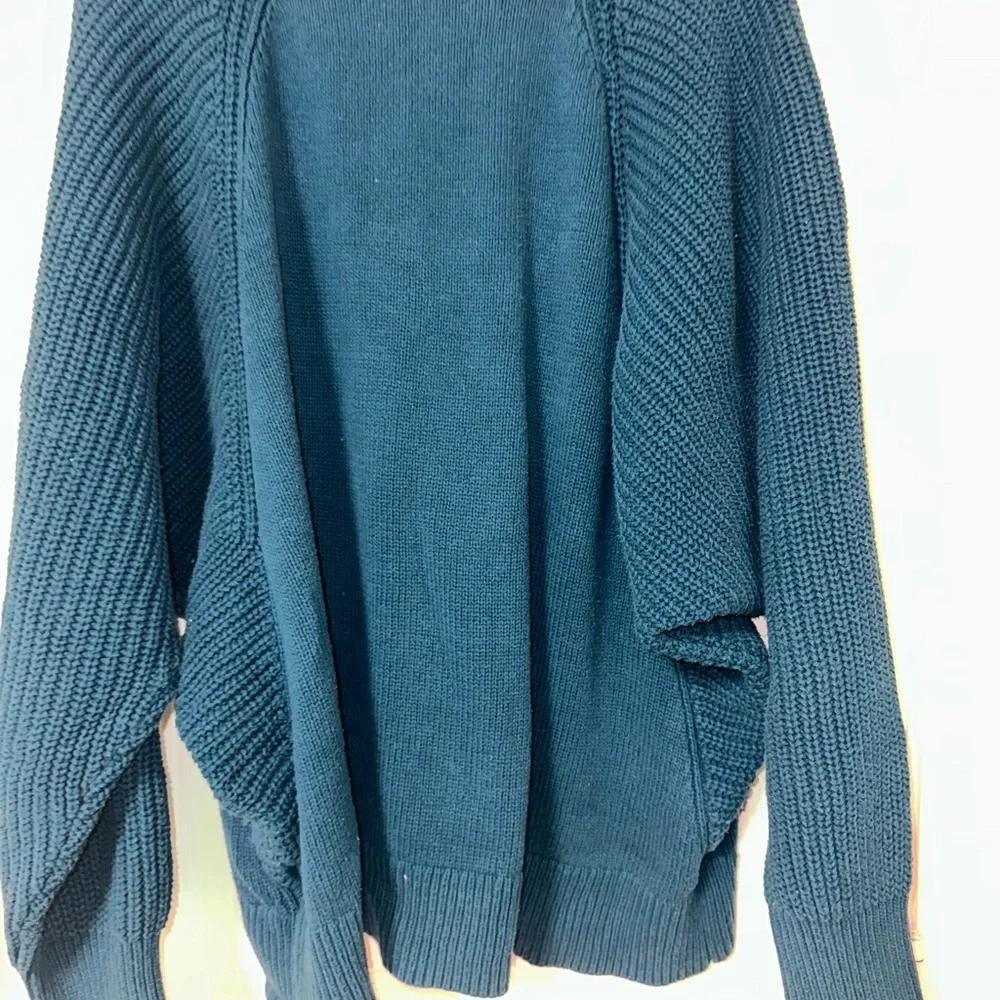 Simply Vera Vera Wang Teal Crew Neck Sweater
